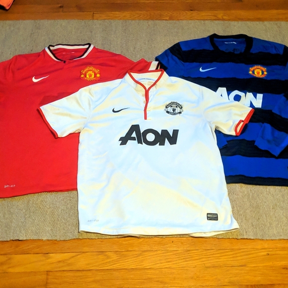 Vintage Manchester United 23 Williams jersey lot all size large - Picture 1 of 12